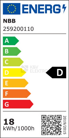 Obrázek produktu  Kompaktní žárovka LQ-HR LED 230-240V 18W 4000K 2G11 CL 410mm NBB 259200110 1