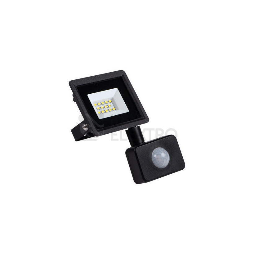 Obrázek produktu LED reflektor s čidlem Kanlux Miledo GRUN NV LED-10-B-SE 10W neutrální bílá 31397 0