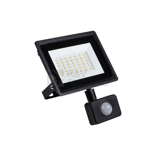 Obrázek produktu LED reflektor s čidlem Kanlux Miledo GRUN NV LED-30-B-SE 30W neutrální bílá 31399 0