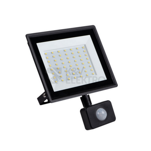 LED reflektor s čidlem Kanlux Miledo GRUN NV LED-50-B-SE 50W neutrální bílá 31400