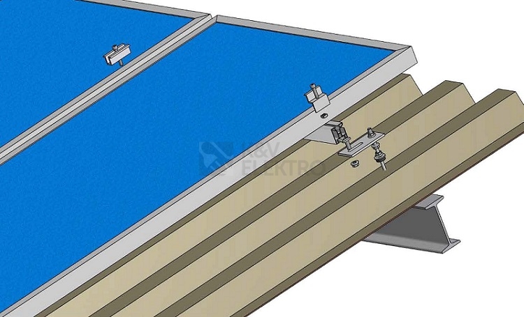 Obrázek produktu  Nerezový kombišroub M10x200 + montážní díl + 3x matice s ozubením + EPDM podložka 1