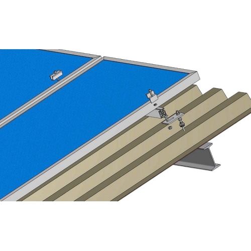 Nerezový kombišroub M10x250 + montážní díl + 3x matice s ozubením + EPDM podložka