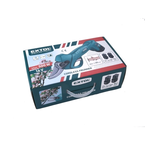 Aku nůžky na větve EXTOL INDUSTRIAL RLP16 8791580 2x aku 2Ah 16V (obrázek 5)