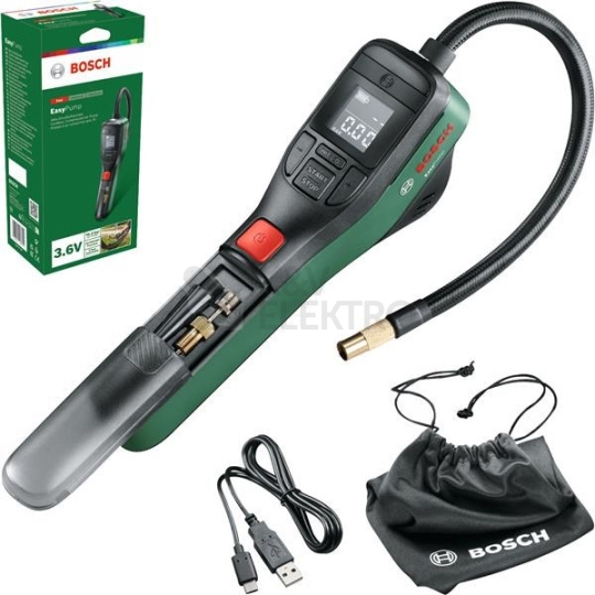 Obrázek produktu AKU kompresor 3,6V 3Ah Bosch EasyPump 0.603.947.000 1