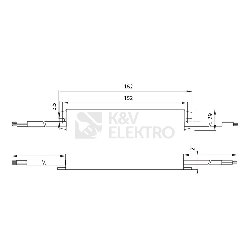 Obrázek produktu LED napájecí zdroj McLED 12VDC 3A 36W ML-732.101.45.0 2