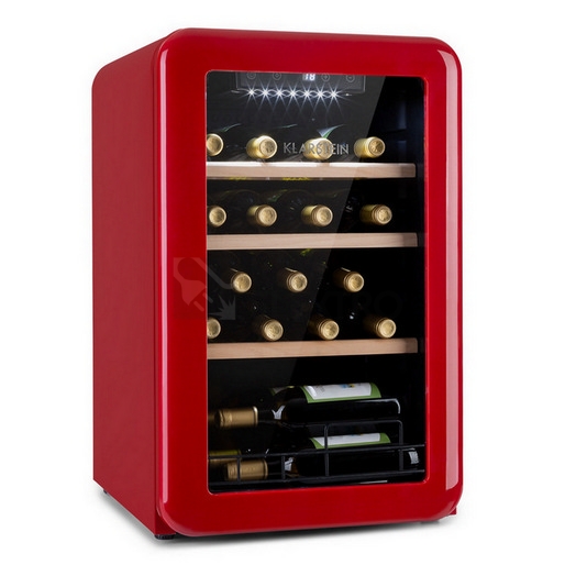 Obrázek produktu Vinotéka KLARSTEIN Vinetage 19 Uno 70l 4–22°C červená 10035571 0