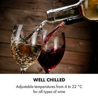 Obrázek produktu Vinotéka KLARSTEIN Vinetage 19 Uno 70l 4–22°C červená 10035571 4