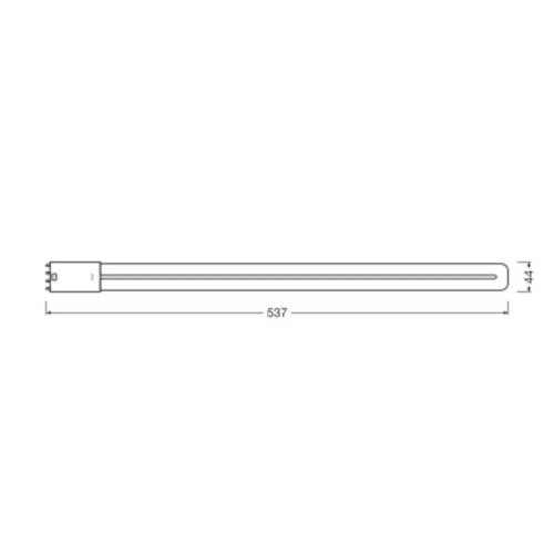 LED žárovka 2G11 (4piny) LEDVANCE DULUX L 25W (55W) neutrální bílá (4000K) (obrázek 4)