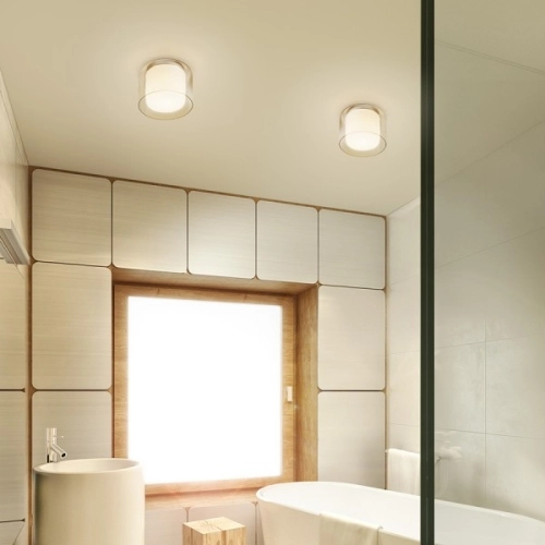Svítidlo RENDL VENICE 23 stropní čiré sklo/opálové sklo/chrom 230V LED E27 11W IP44 R13684 (obrázek 3)