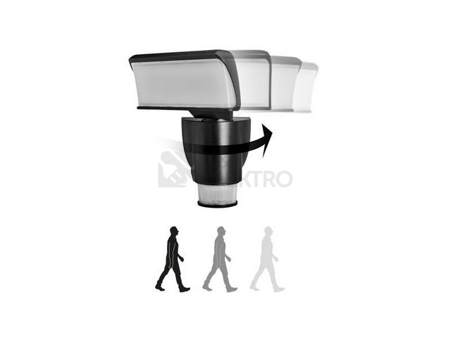 Obrázek produktu  Otočný LED reflektor Panlux VANA MOTION PN32300029 automatické natáčení světla za pohybem 1