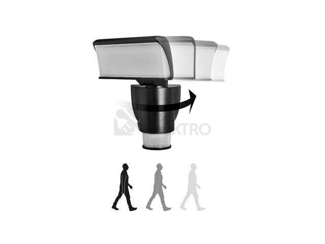 Obrázek produktu Otočný LED reflektor Panlux VANA MOTION PN32300029 automatické natáčení světla za pohybem 1