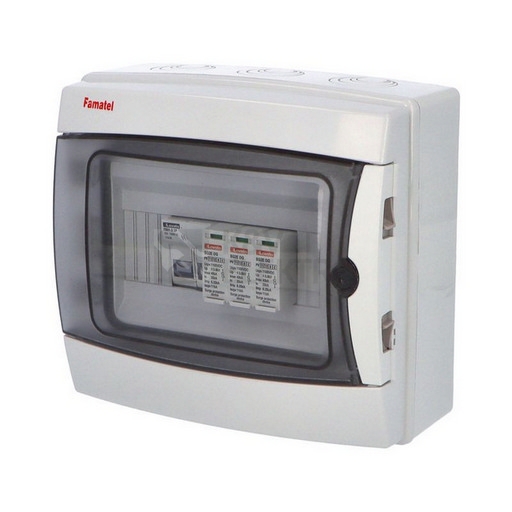 Obrázek produktu Kompletní DC nástěnná rozvodnice pro FVE Famatel fr003LOVATO IP65 1string fr39081-DC-0-1-1 0