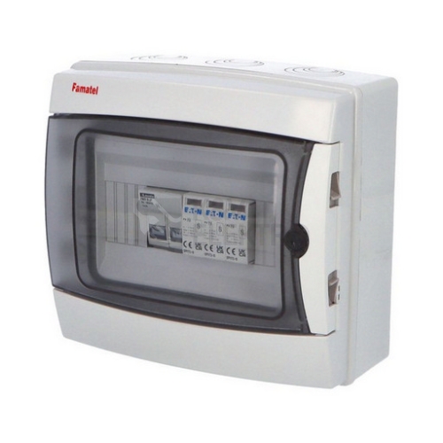 Kompletní DC nástěnná rozvodnice pro FVE Famatel fr004EATON IP65 1string fr39081-DC-0-1-1