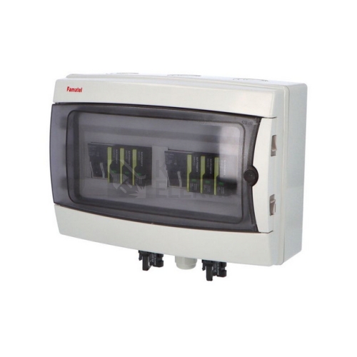 Kompletní DC nástěnná rozvodnice pro FVE Famatel fr015SALTEK IP65 2stringy fr39121-DC-0-2-2