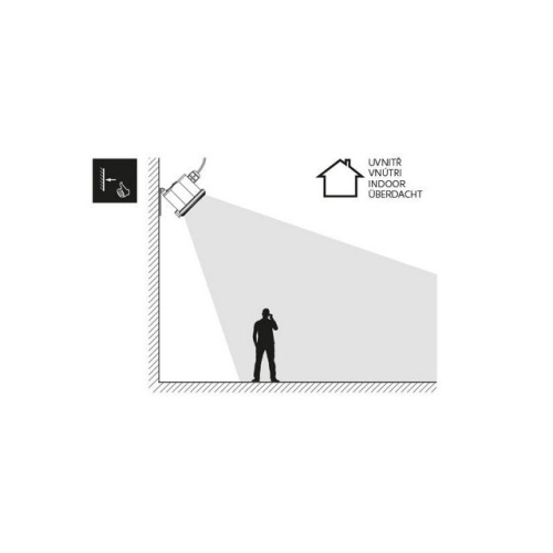 Pohybové čidlo Panlux RADAR SENSOR INDUSTRY PN71000021 pro vysoké stropy (obrázek 4)