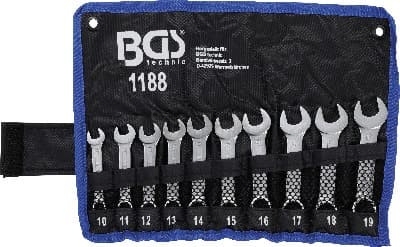 Obrázek produktu Klíče očkoploché extra krátké BGS BS1188 2