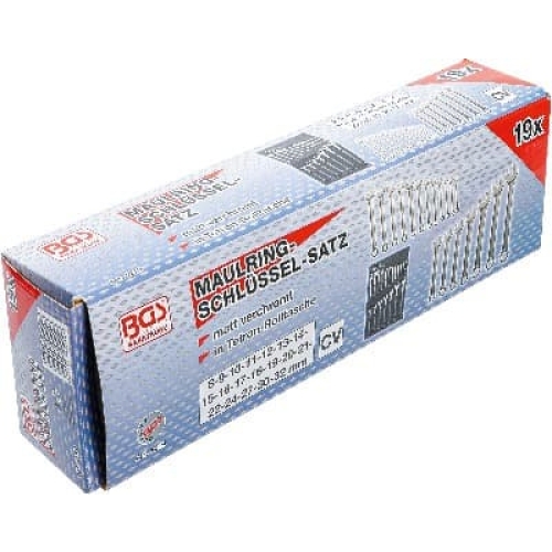 Klíče očkoploché 8-32mm BGS BS1219