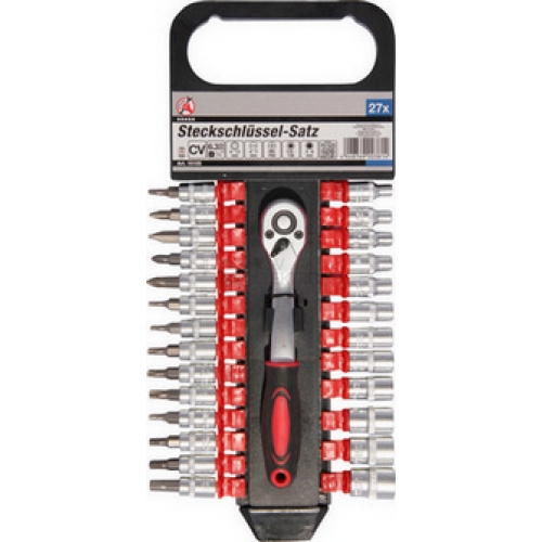 Gola sada 1/4" 4,0-13,0mm 27 dílů BGS BS15105