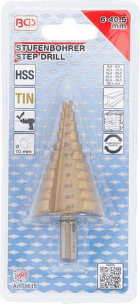 Obrázek produktu Vrták kónický HSS průměr 6,0-45,0mm BGS BS1615 1