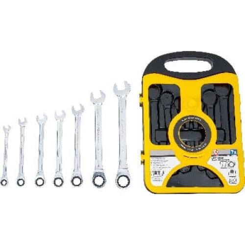 Klíče očkoploché ráčnové 8,0-19,0mm BGS BS30000