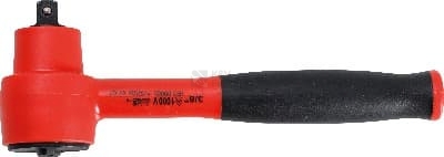 Obrázek produktu Přepínací ráčna VDE jemně ozubená 3/8" BGS BS701 2