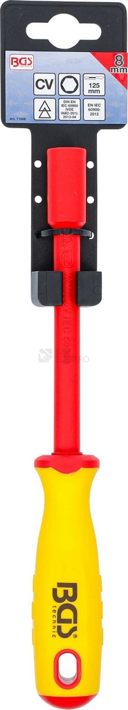 Obrázek produktu Šroubovák na nástrčné klíče VDE 8mm BGS BS71088 1
