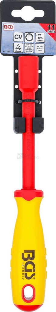 Obrázek produktu Šroubovák na nástrčné klíče VDE 11mm BGS BS71091 1