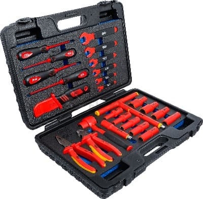 Obrázek produktu Sada nástrčných klíčů VDE v kufru BGS BS7130 4