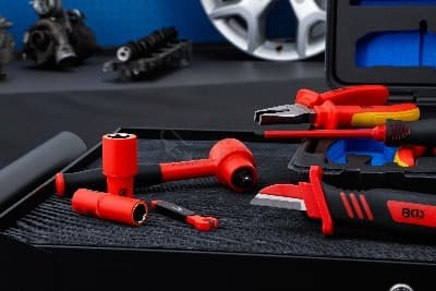 Obrázek produktu Sada nástrčných klíčů VDE v kufru BGS BS7130 6