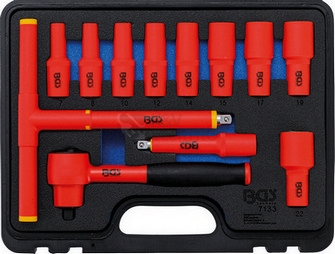 Obrázek produktu VDE sada nástrčných klíčů 10mm 3/8" BGS BS7133 0