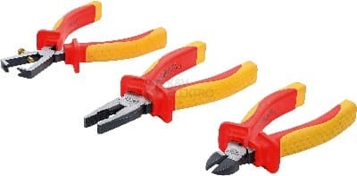 Obrázek produktu Kleště elektrikářské VDE ,3 díly BGS BS7158 3