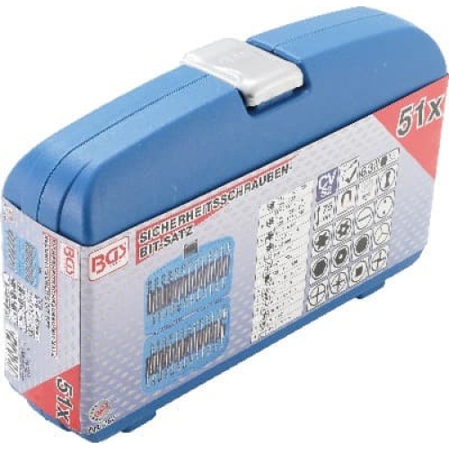 Bity 1/4″ speciální 50 dílů BGS BS757