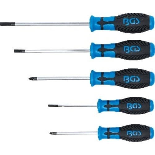 Šroubováky ploché 4-6,5mm a křížové 1-2 BGS BS7943 (obrázek 3)