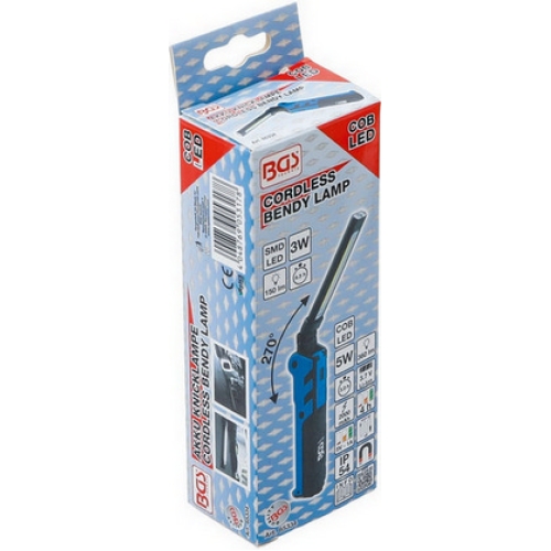 Akumulátorová polohovací lampa COB-LED BGS BS85334