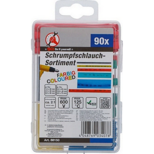 Bužírka smršťovací barevná 1,5-10mm BGS BS88150