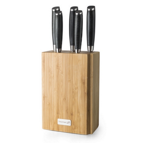 Blok na nože G21 Gourmet Damascus bambusový pro 5 nožů 60022250