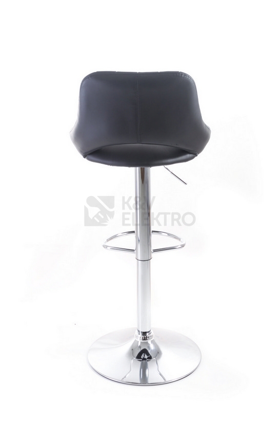 Obrázek produktu Barová židle G21 Aletra koženková prošívaná black 60023095 3