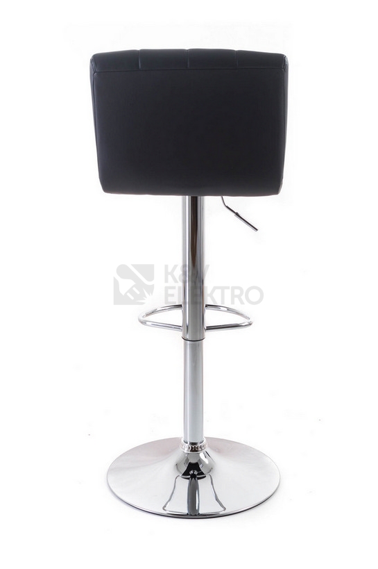 Obrázek produktu Barová židle G21 Malea koženková prošívaná black 60023096 2
