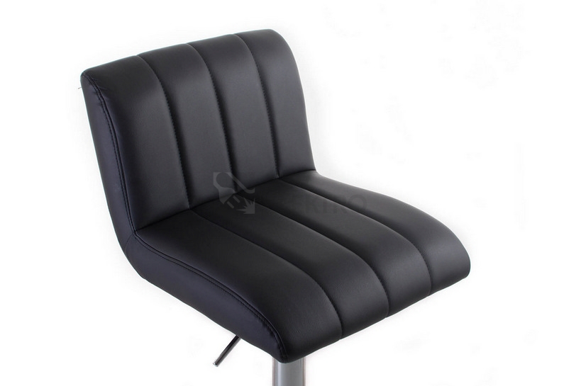 Obrázek produktu Barová židle G21 Malea koženková prošívaná black 60023096 3