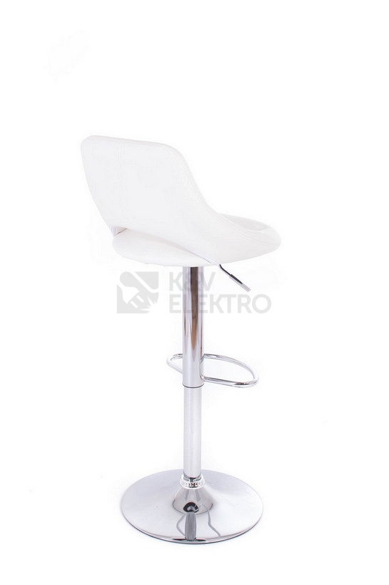 Obrázek produktu Barová židle G21 Aletra koženková prošívaná white 60023302 3