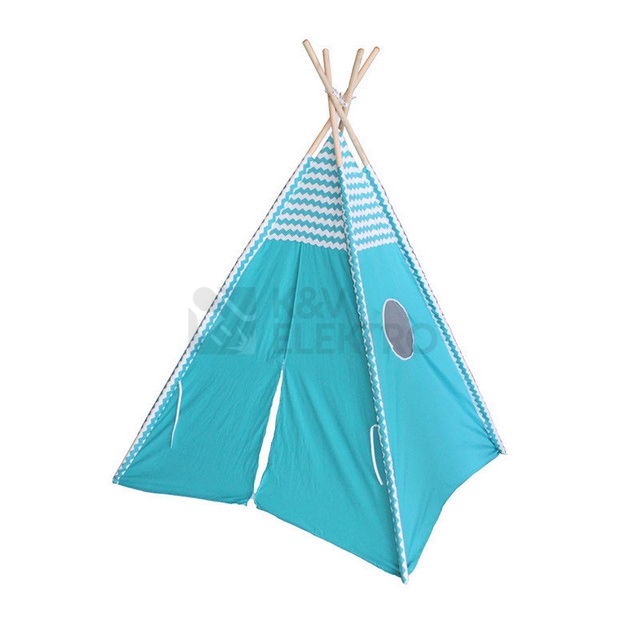 Obrázek produktu Dětský stan Teepee Letní nebe modré G21 60026155 81033 4