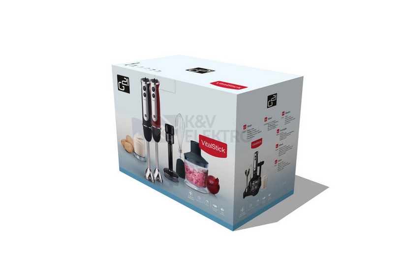 Obrázek produktu Mixér G21 VitalStick 800 W Red/Black 600866 16