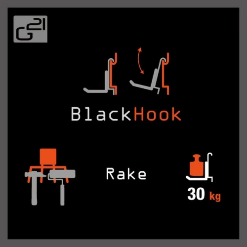 Závěsný systém G21 BlackHook rake 21,5x10x13cm 635003 (obrázek 6)