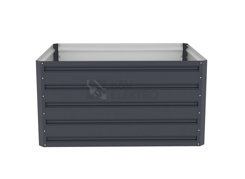Obrázek produktu Vyvýšený záhon G21 Daisy 100x80x52cm plechový antracitový 63900203 2