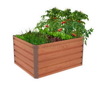 Obrázek produktu Vyvýšený záhon G21 Daisy 100x80x52cm plechový hnědý 63900213 0