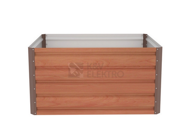 Obrázek produktu Vyvýšený záhon G21 Daisy 100x80x52cm plechový hnědý 63900213 2
