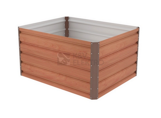 Obrázek produktu Vyvýšený záhon G21 Daisy 100x80x52cm plechový hnědý 63900213 3