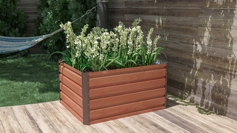Obrázek produktu Vyvýšený záhon G21 Daisy 100x80x52cm plechový hnědý 63900213 4