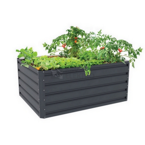 Vyvýšený záhon G21 Daisy 120x90x52cm plechový antracitový 63900223