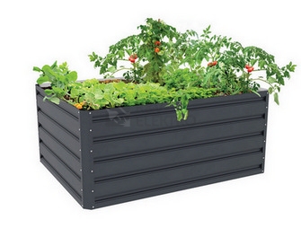 Obrázek produktu Vyvýšený záhon G21 Daisy 120x90x52cm plechový antracitový 63900223 0